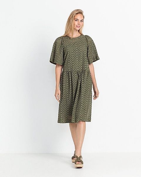 seidensticker Midikleid Kleid mit Lochmuster günstig online kaufen