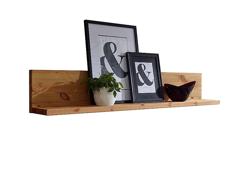 Woodroom Wandregal Weimar, Kiefer massiv, 1 Ablageboden, Wohnzimmer, Regal, günstig online kaufen