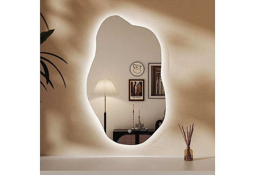 WDWRITTI Schminkspiegel mit beleuchtung wandmontage Spiegel mit beleuchtung günstig online kaufen