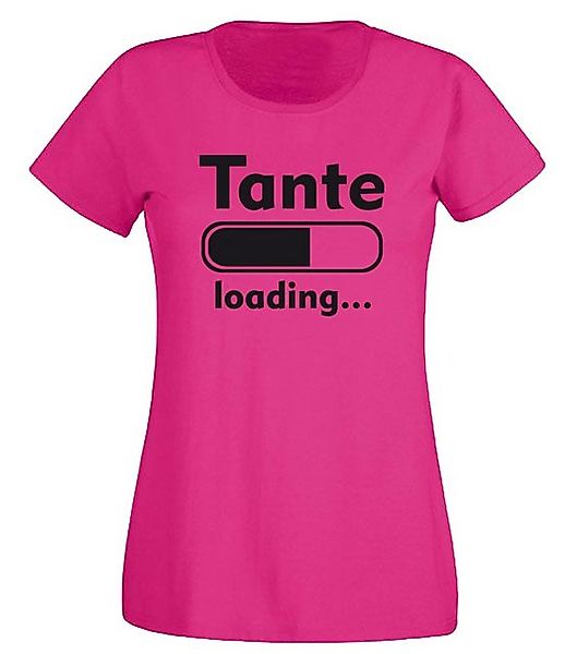 G-graphics T-Shirt Damen T-Shirt - Tante loading Slim-fit Damen T-Shirt mit günstig online kaufen