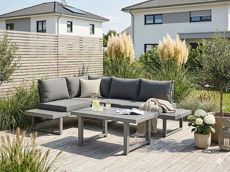 KONIFERA Gartenlounge-Set "Hamburg" Set, Tisch:100x60x60/40cm,abnehmbare Rü günstig online kaufen