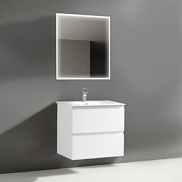 Alpenberger Badmöbel-Set - Badschrank Badezimmerschrank, (Led günstig online kaufen