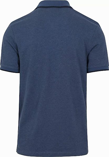 Scotch And Soda Melange Poloshirt Dunkelblau - Größe L günstig online kaufen