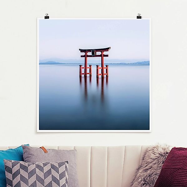 Poster Torii im Wasser günstig online kaufen