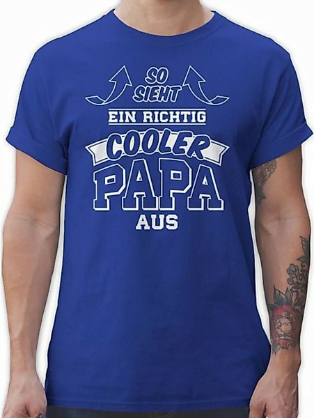 Shirtracer T-Shirt So sieht ein richtig cooler Papa aus Pfeile Papa günstig online kaufen