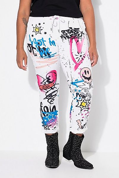 Angel of Style Funktionshose Crinkle-Hose Joggpants Crinkle mit Grafitti günstig online kaufen