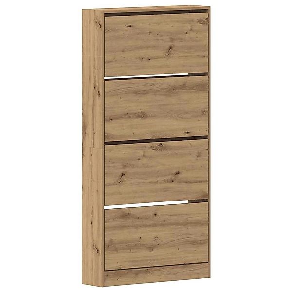 vidaXL Schuhschrank Artisan-Eiche 80 x 21 x 163.5 cm Holzwerkstoff 3334026 günstig online kaufen