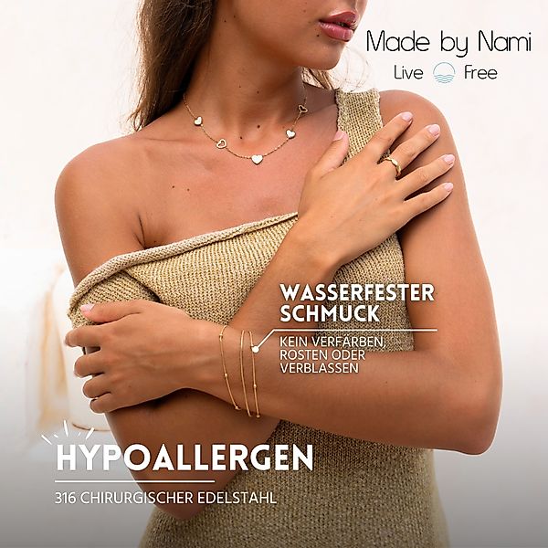 Made by Nami Edelstahlarmband Mehrreihig in günstig online kaufen
