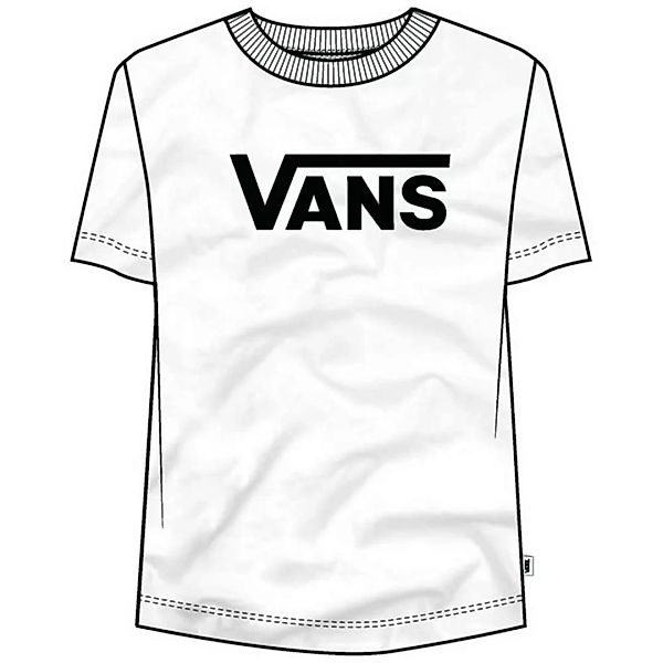 Vans Flying V Kurzärmeliges T-shirt XS White günstig online kaufen