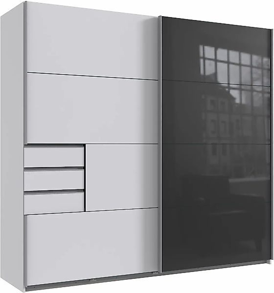 Wimex Schwebetürenschrank "Saigon", mit Glaselementen, 2 Türen, 225cm breit günstig online kaufen