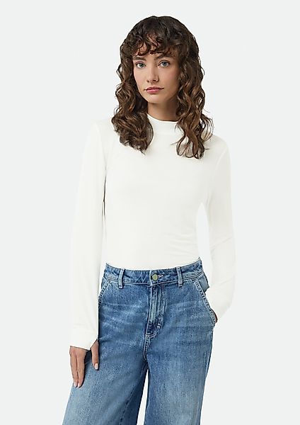 comma casual identity Langarmshirt Semitransparentes Longsleeve günstig online kaufen