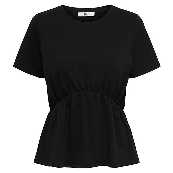 Only Andrea Detail Kurzärmeliges T-shirt XS Black günstig online kaufen