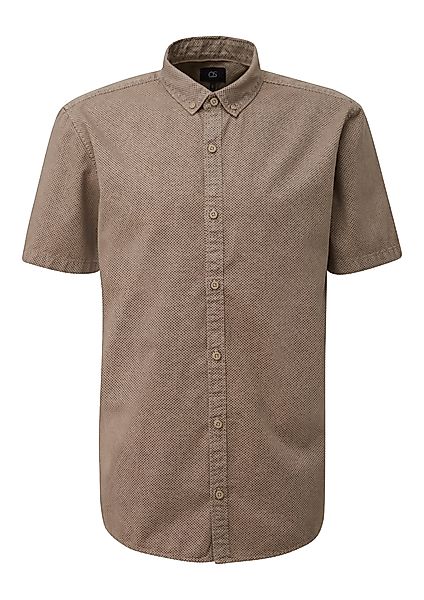 QS Kurzarmhemd Regular: Kurzarmhemd mit All-over-Print günstig online kaufen