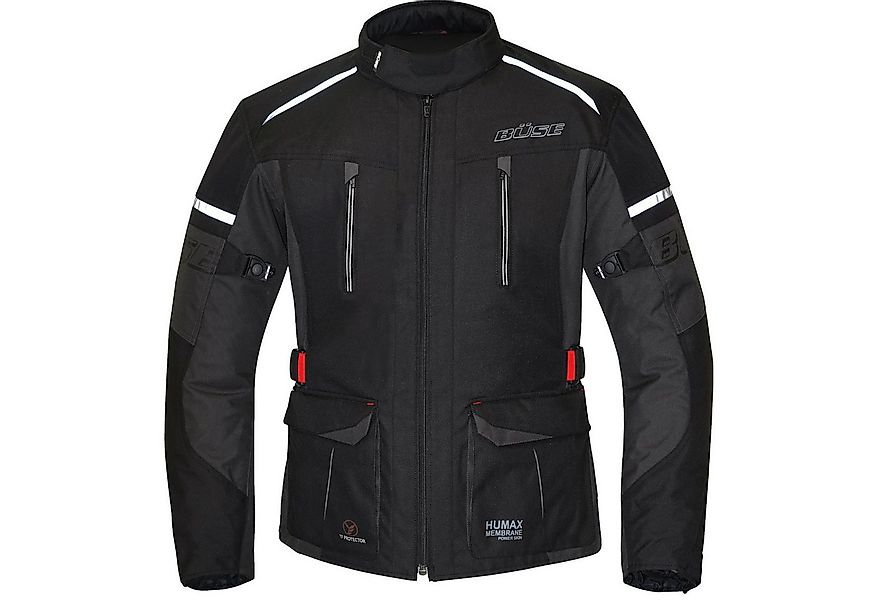 Büse Motorradjacke Büse Rider Textiljacke Schwarz atmungsaktiv günstig online kaufen