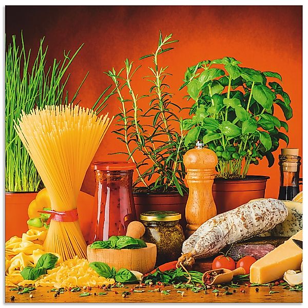 Artland Küchenrückwand "Mediterranes und italienisches Essen", (1 tlg.), Al günstig online kaufen