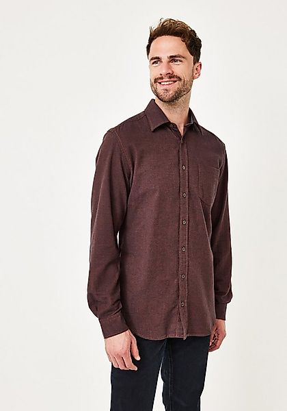 Paddock's Langarmhemd Langärmeliges Flanellhemd mit Fischgrätmuster günstig online kaufen