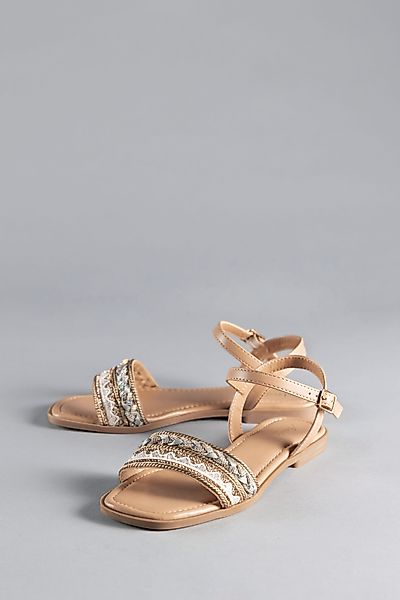 Aniston SHOES Riemchensandale, Sommerschuh, Sandalette, Glitzersteine günstig online kaufen