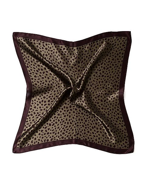MayTree Seidentuch quadratisch, Leopard 53x53 cm, Nickituch, Bandana-Schal, günstig online kaufen