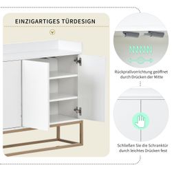 Merax Sideboard mit verstellbaren Einlegeböden und günstig online kaufen