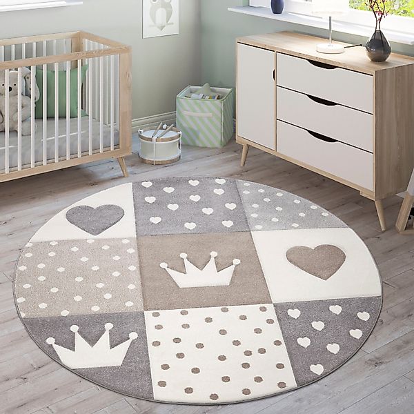 Paco Home Kinderteppich Cosmo 339, rund, günstig online kaufen