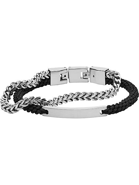 Fossil Armband Fossil Herren-Armband Edelstahl günstig online kaufen