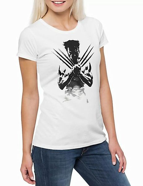 Urban Backwoods Print-Shirt Shadow Warrior Damen T-Shirt Wolverine Mutant A günstig online kaufen