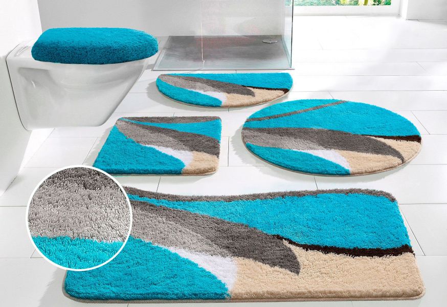 my home Badematte Magnus, Badvorleger, Badezimmer günstig online kaufen