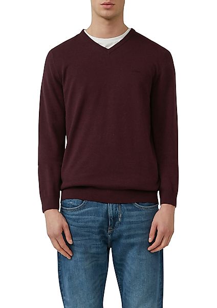 s.Oliver Strickpullover in melierter Optik mit günstig online kaufen