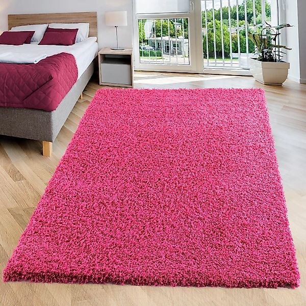 Sanat Hochflor-Teppich "LOCA" rechteckig 30 mm Höhe Wohnzimmer, Langflor, S günstig online kaufen