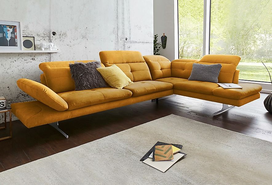 exxpo - sofa fashion Ecksofa Dana, inkl. Kopf- bzw. Rückenverstellung und A günstig online kaufen