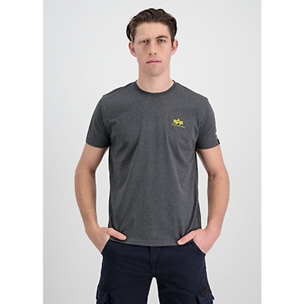 Alpha Industries  T-Shirt Basic T-Shirt SL - charcoal heather günstig online kaufen
