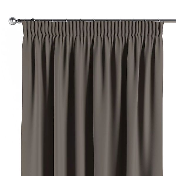 Vorhang mit Kräuselband, braun, Blackout (verdunkelnd) (269-80) günstig online kaufen