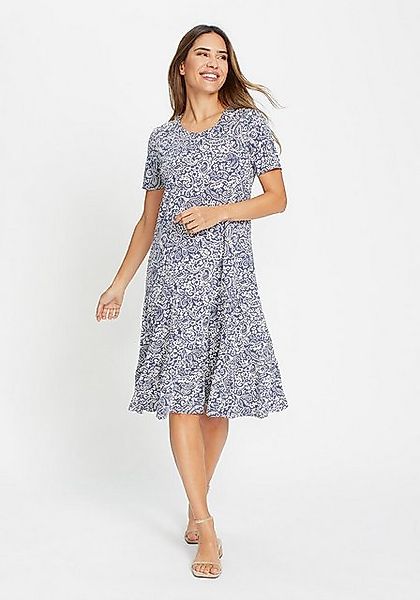 Olsen Jerseykleid (1-tlg) mit Paisleymuster günstig online kaufen