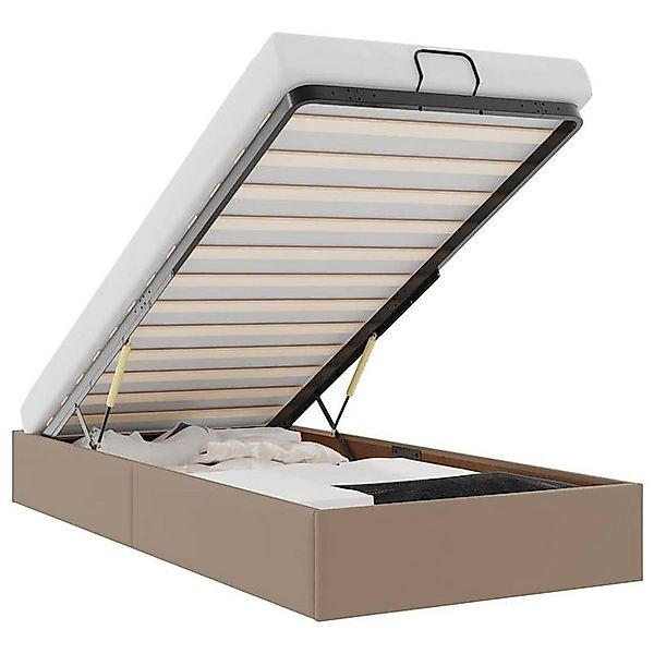 vidaXL Bett Ottoman-Bett ohne Matratze Cappucino günstig online kaufen