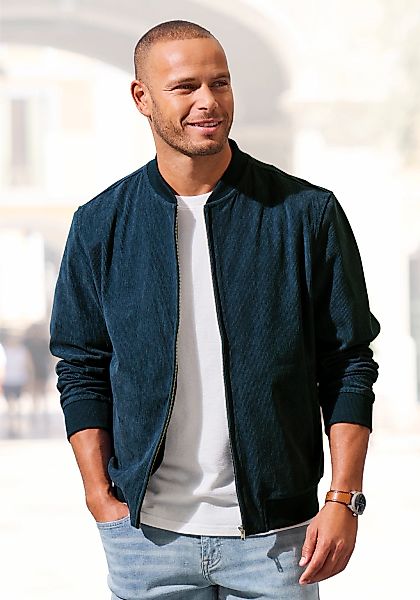 H.I.S Cordjacke "- Blouson mit Reißverschluss", Pilotenjacke / Übergangsjac günstig online kaufen