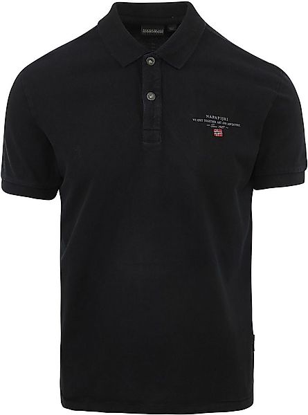 Napapijri Polo Elbas Schwarz - Größe XL günstig online kaufen