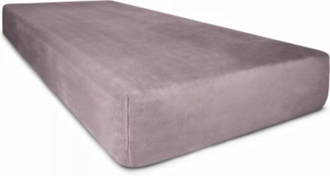 Aspero® Flanell-Spannbettlaken PERPIGNAN Bettlaken rosa Gr. 180 x 200 günstig online kaufen