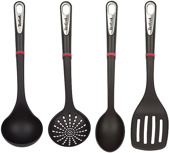 Tefal Kochbesteck-Set »Ingenio«, (Set, 4 tlg.), Passierlöffel/Kochlöffel/Pf günstig online kaufen