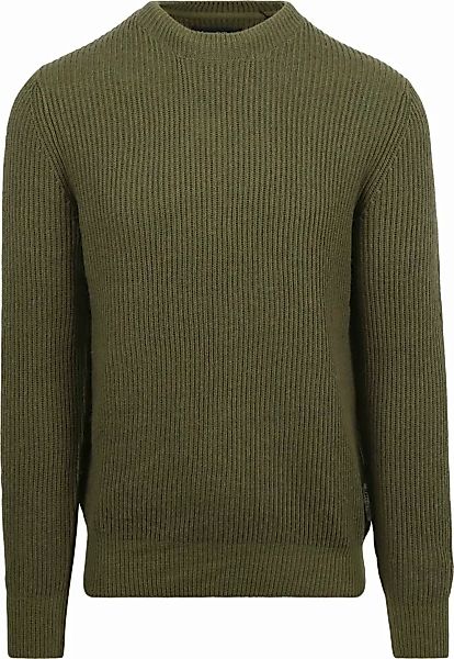 Marc O'Polo Pullover Wool Blend Grün - Größe M günstig online kaufen