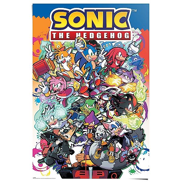 Reinders Poster "Sonic The Hedgehog - sonic comic characters" günstig online kaufen