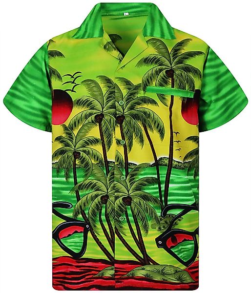 King Kameha Hawaiihemd Sunglasses Funky Hawaii-Hemd günstig online kaufen