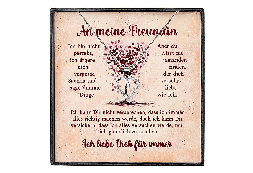 22Feels Schmuckset Freundin Ich Liebe Dich Geschenk Frauen Jahrestag Schmuc günstig online kaufen