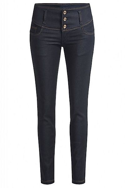 Salsa Stretch-Jeans SALSA JEANS MYSTERY PUSH UP CAPRI dark blue 125628.8505 günstig online kaufen