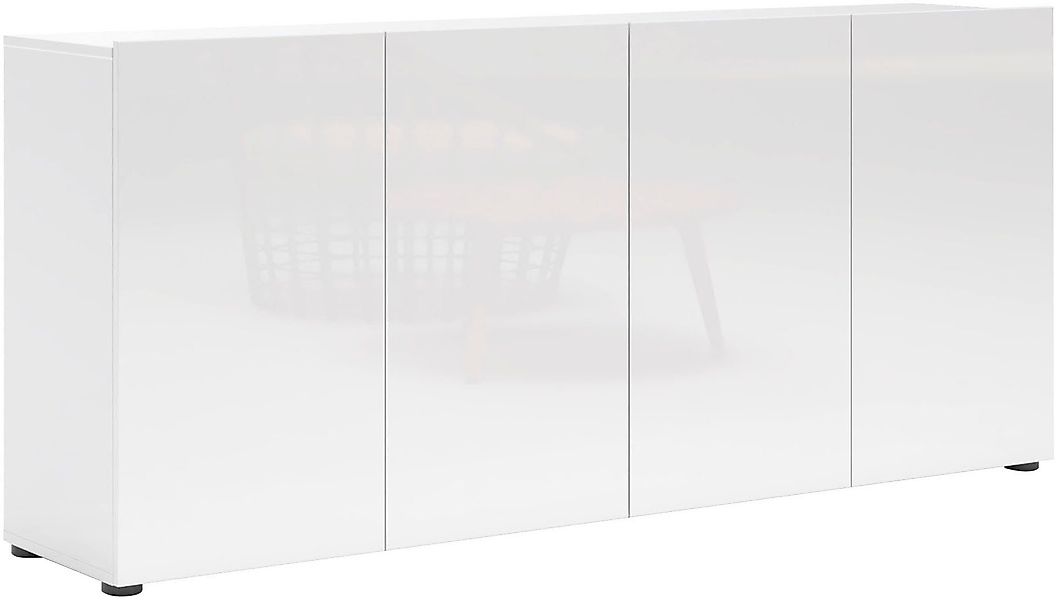 INOSIGN Sideboard "Mister", Kommode mit 4 Türen, komplett Hochglanz lackier günstig online kaufen