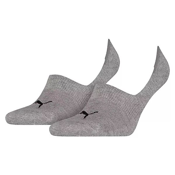 Puma Footie Socken 2 Paare EU 43-46 Middle Grey Melange günstig online kaufen