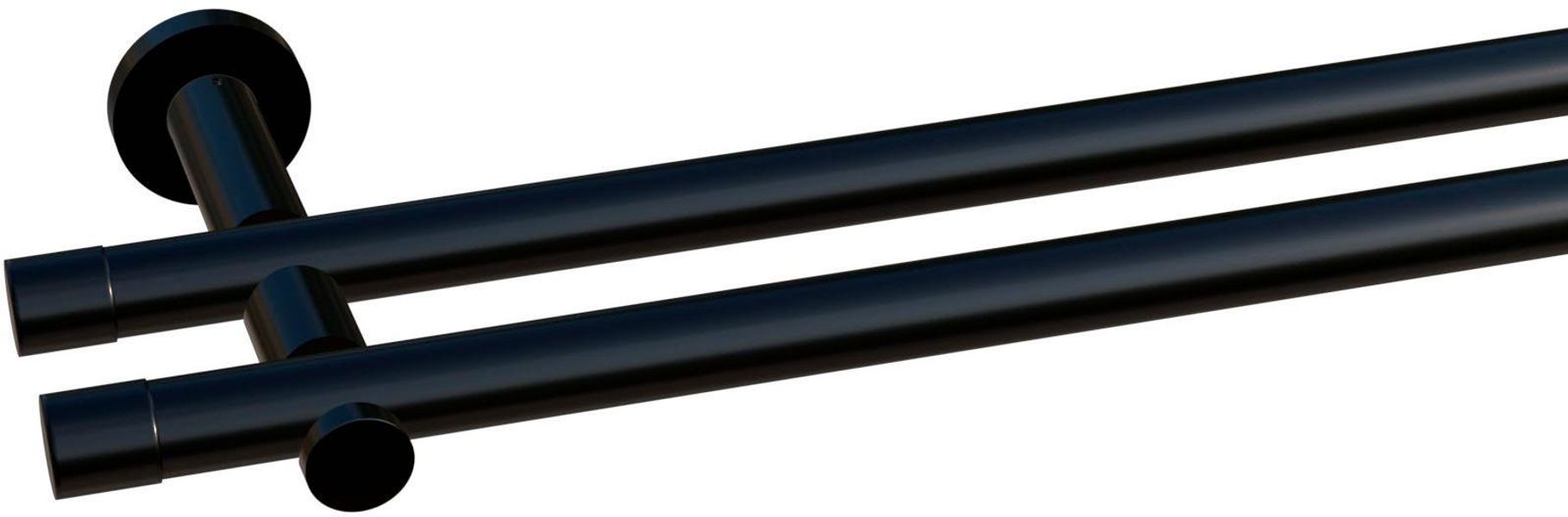 my home Gardinenstange "Tanbul" 2 läufig-läufig Fixmaß günstig online kaufen