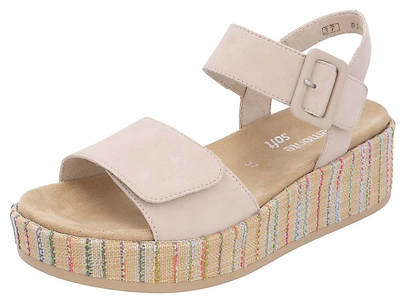 Remonte Sandalette "Elisabeth Hurley-Collection", Keilabsatz, Sommerschuh, günstig online kaufen