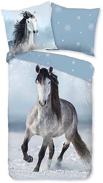 good morning Kinderbettwäsche »Dreamer«, Biber, 135x200, Winter, Warm, Reiß günstig online kaufen