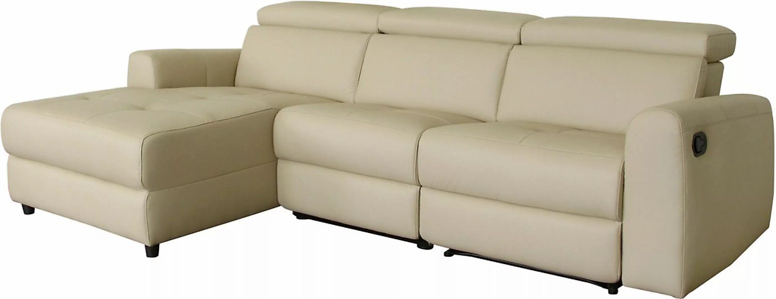 Home affaire Ecksofa "Sentrano, L-Form,", 275 cm, man. o. elektr. Relaxfunk günstig online kaufen