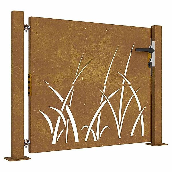 vidaXL Gartentor Gartentor 105x80 cm Cortenstahl günstig online kaufen